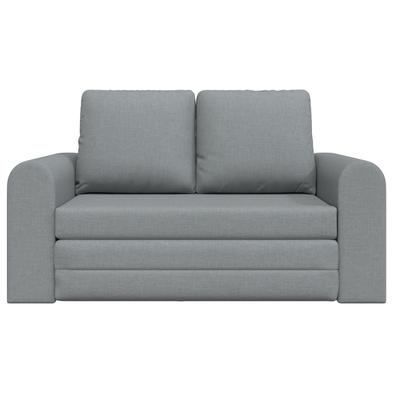 Divano Letto 2-in-1 Grigio Chiaro 148x71x83 cm Tessuto
