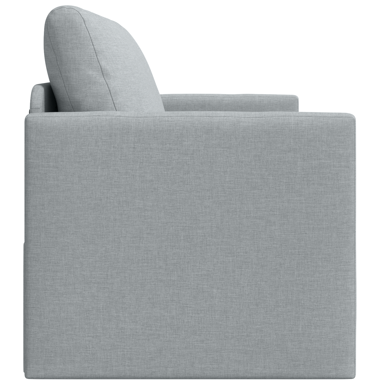 Divano Letto versione 2 in 1 Grigio Chiaro 124x71x78 cm Tessuto