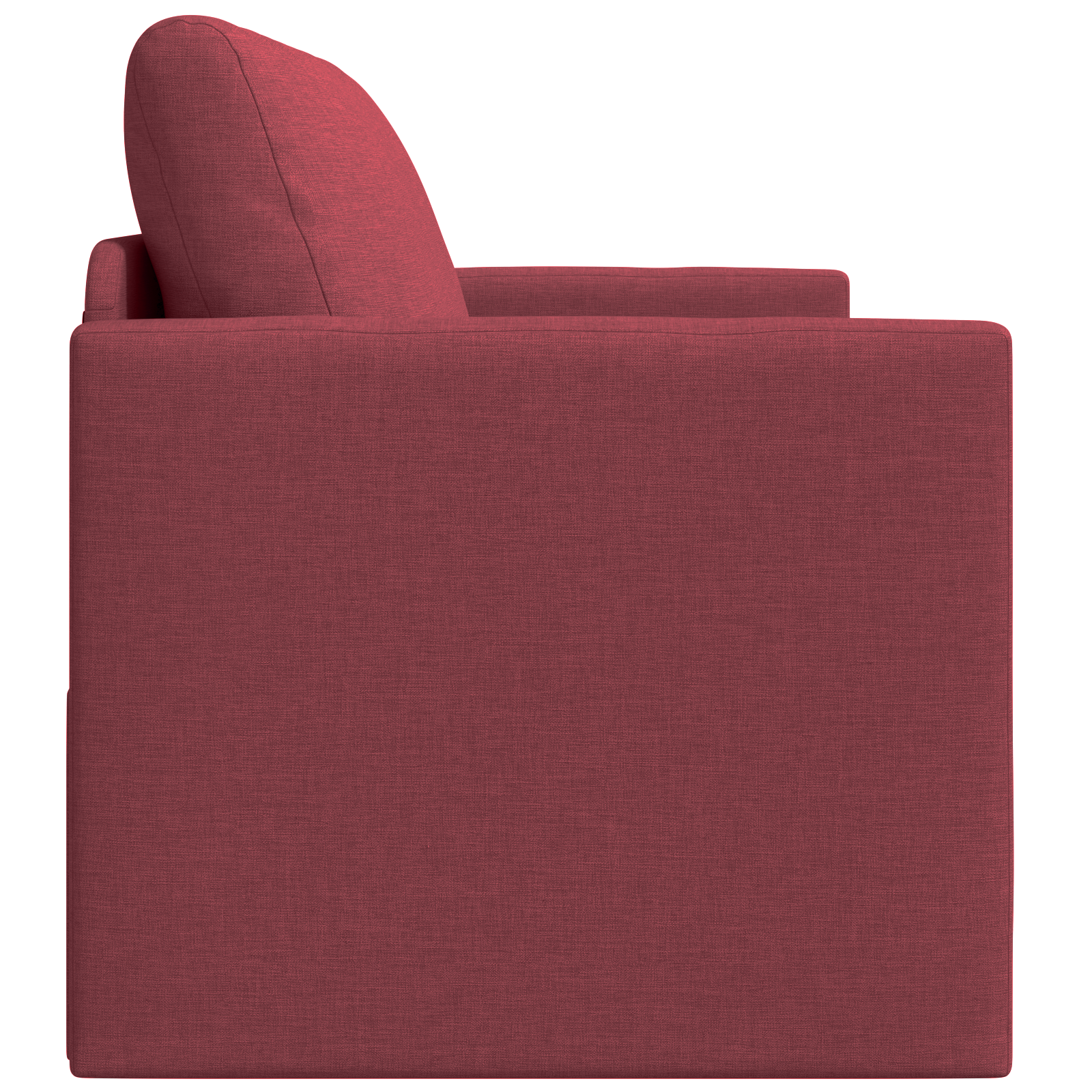 Divano letto piso 2 in 1 rosso vino 124x71x78 cm stoffa