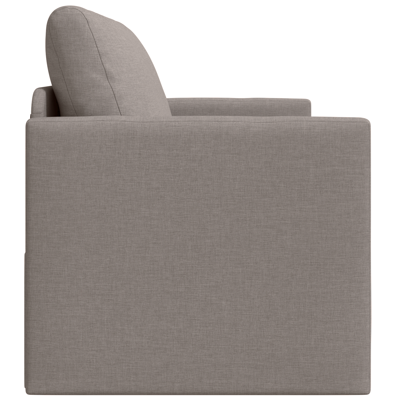 Divano Letto in Pietra 2-in-1 Tortora 124x71x78 cm Tessuto