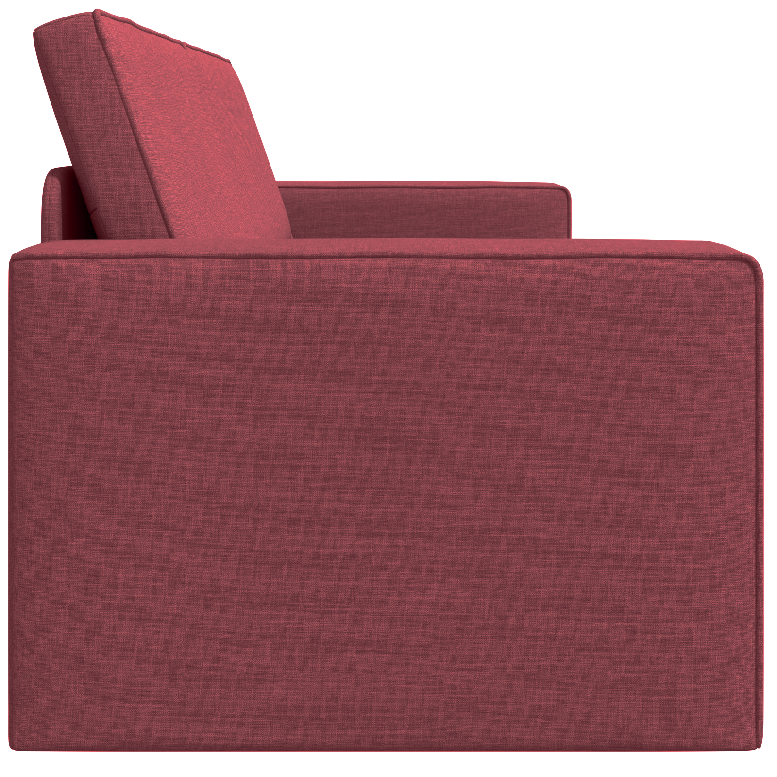 Divano Letto 2 in 1 Rosso Vino 245x150x60.5 cm Tessuto