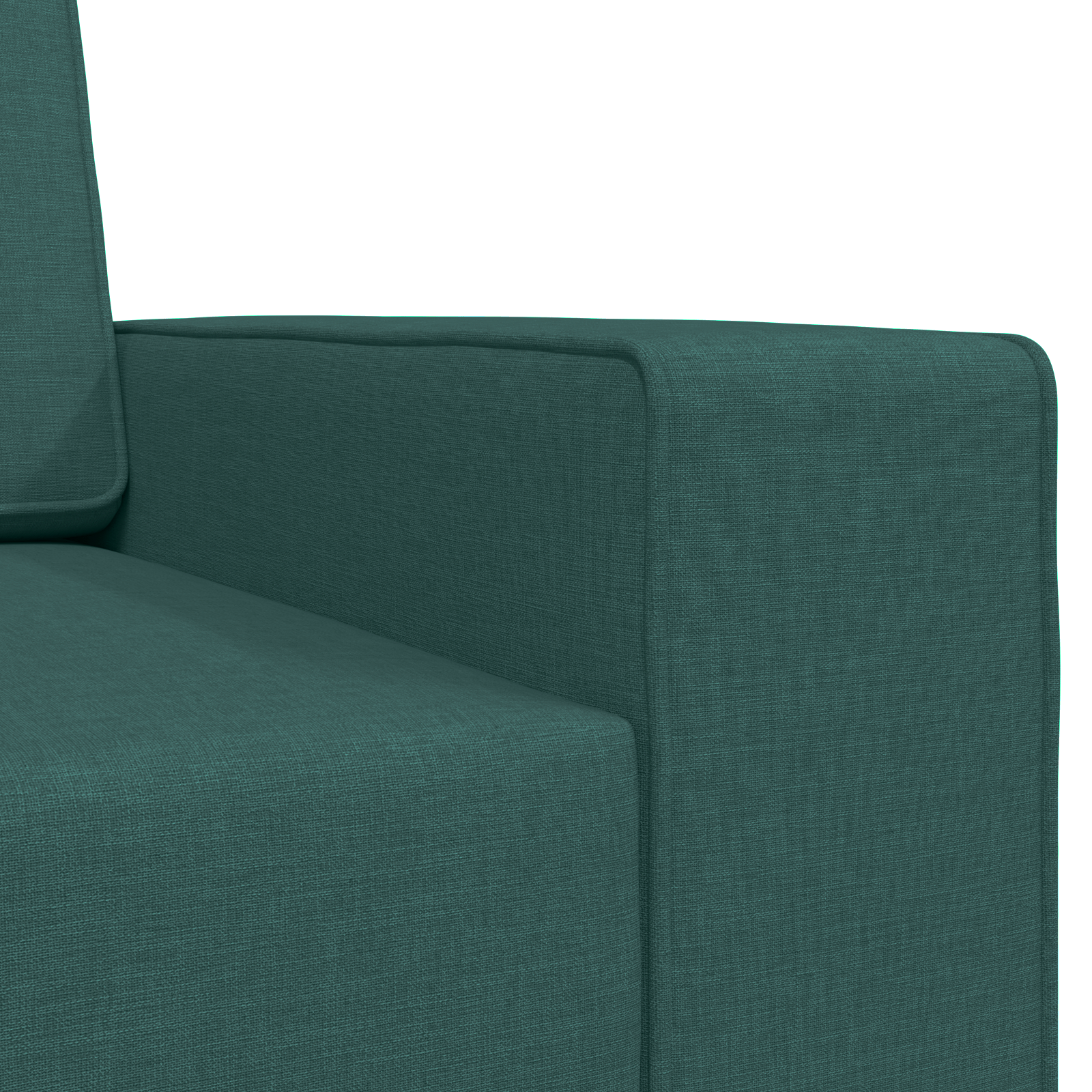 Divano Letto Pavimento 2-in-1 Verde Scuro 245x150x60.5 cm Tessuto