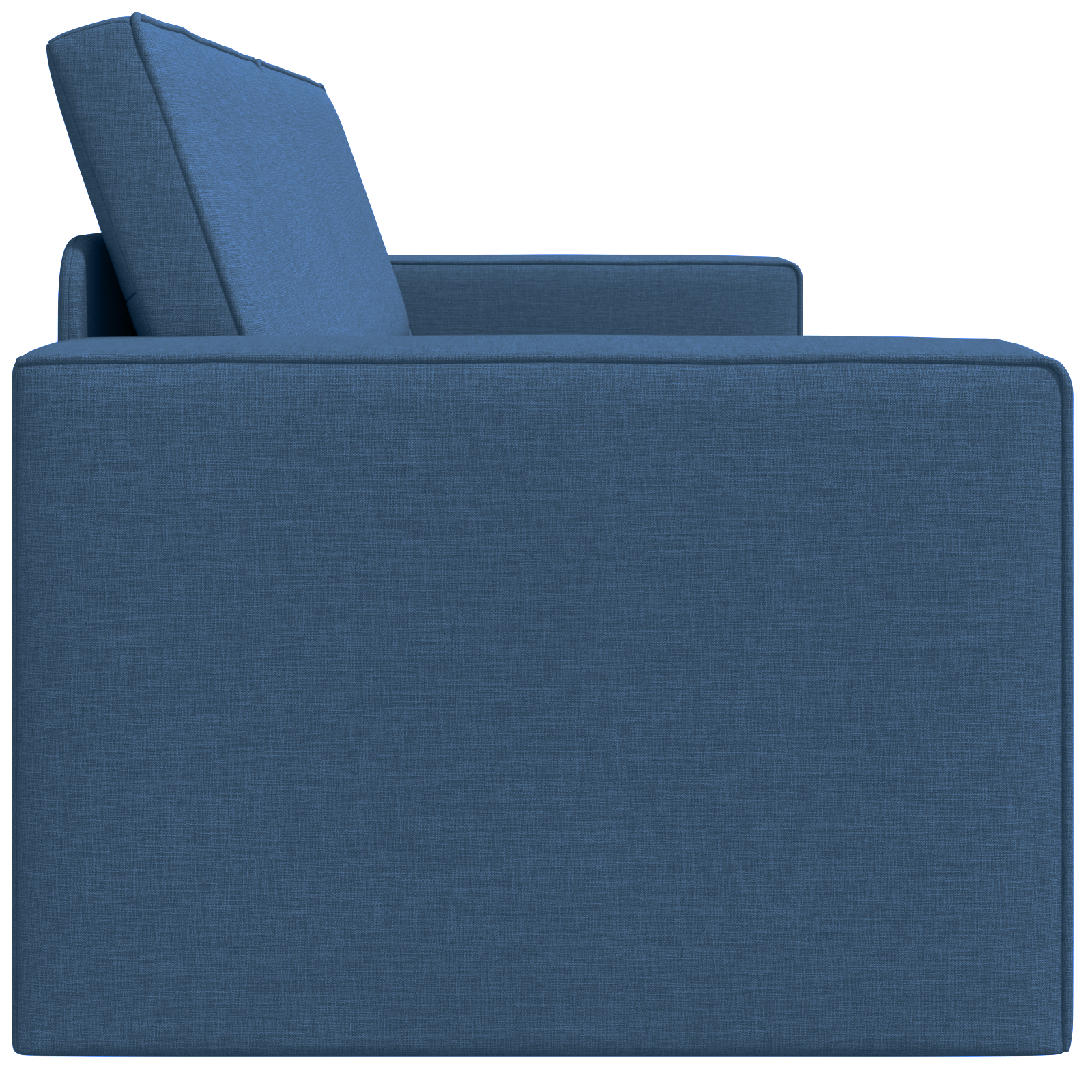 Divano Letto a Terra 2 in 1 Blu 245x150x60.5 cm Tessuto