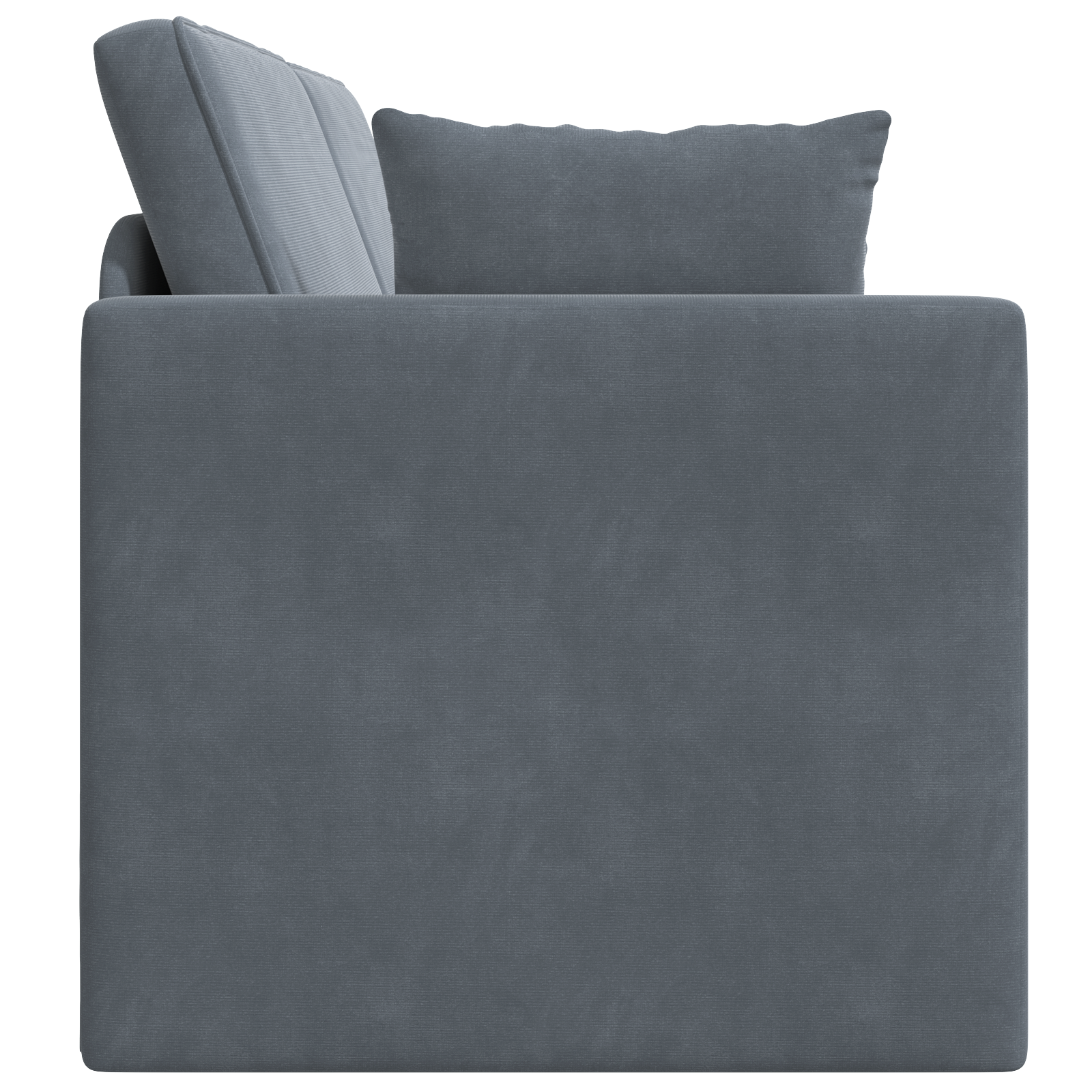 Divano Letto 2-in-1 Grigio Scuro 213x144x60 cm Velluto