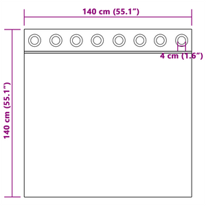 Tende oscuranti  con occhielli 2 pezzi Verde scuro in velluto