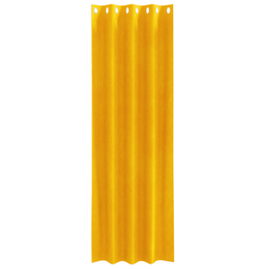 Tende Blackout  con Occhielli 2 pz Giallo Senape Velluto