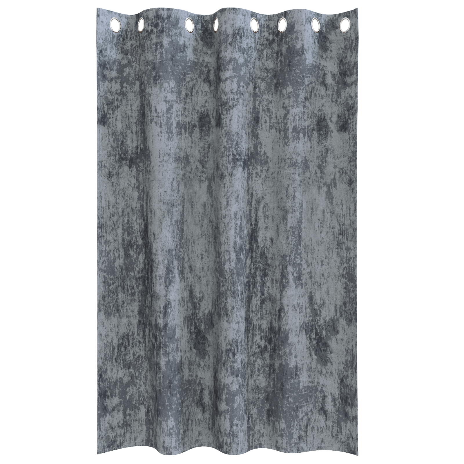Tende a Occhiello Grigio Argento Poliestere 140 x 175 cm