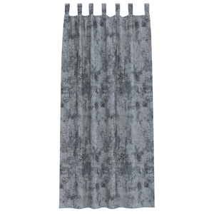 Tende in Velluto 2 pz con Occhielli Grigio Argento 260x140 cm