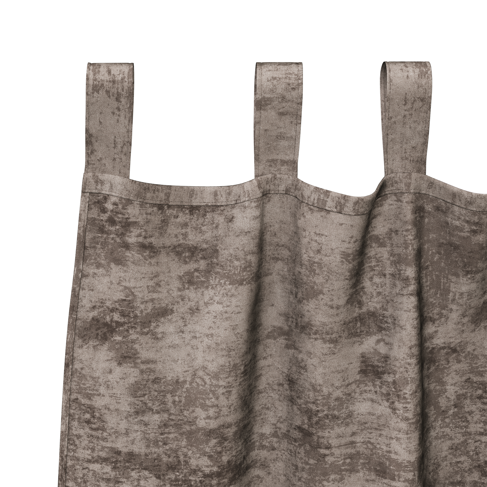 Tende in Velluto 2 pcs con Bottoni Cappuccino 245x140 cm