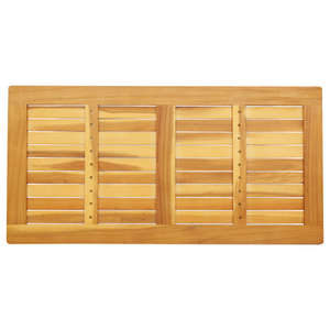 Tavolo 100x50x2,2 cm Rettangolare in Legno Massello