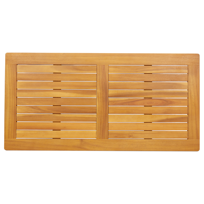 Tavolo 100x50x2,2 cm Rettangolare in Legno Massello