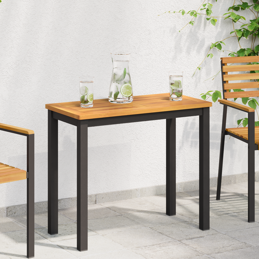 Tavolo 100x50x2,2 cm Rettangolare in Legno Massello