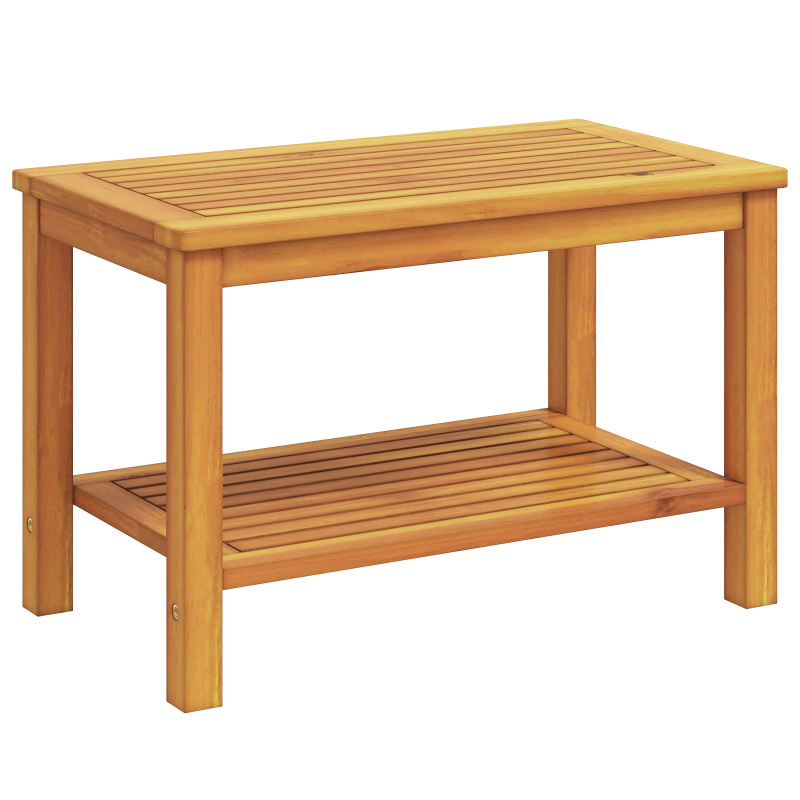 Tavolino da caffè 70x40x45 cm in legno massello di acacia