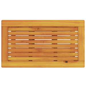 Tavolino da caffè 70x40x45 cm in legno massello di acacia