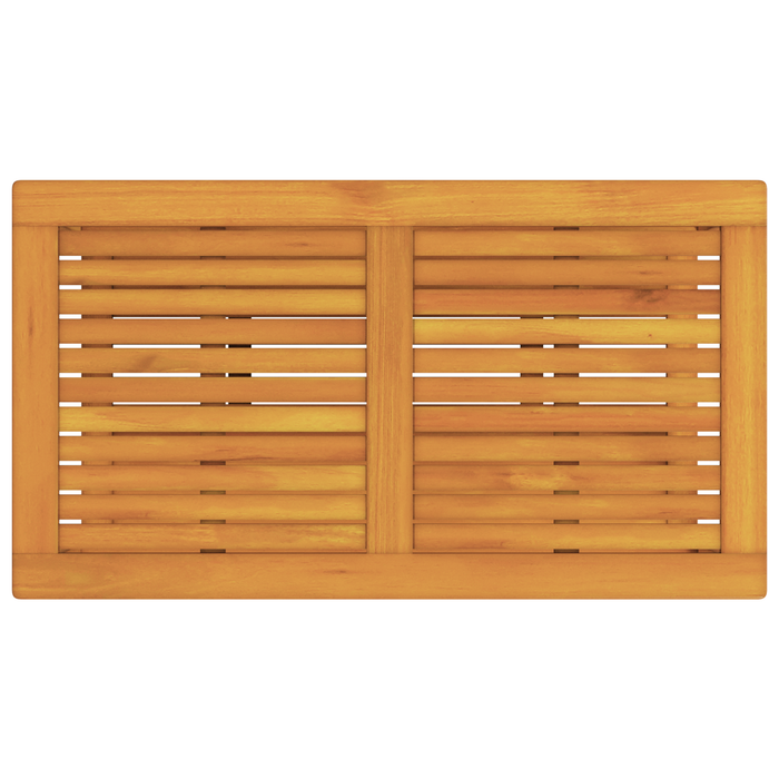 Tavolino da caffè 90x50x45 cm in legno massello di acacia