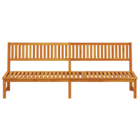 Lettino prendisole 3-in-1 in legno massello di acacia