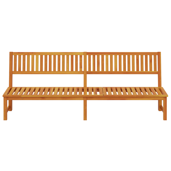 Lettino prendisole 3-in-1 in legno massello di acacia