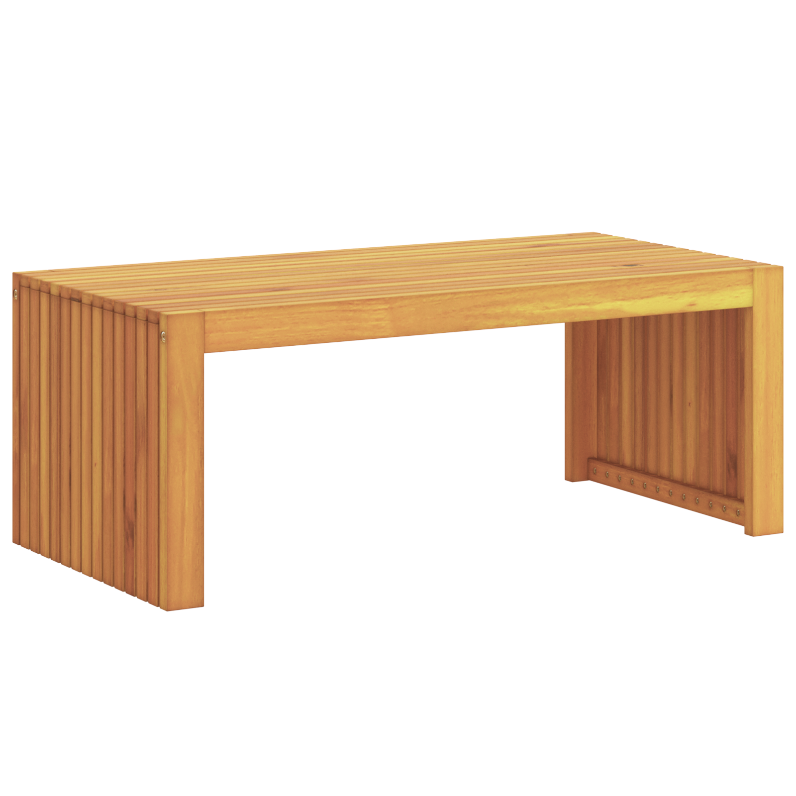 Tavolo da Caffè da Giardino 90x45x35 cm Legno Massello di Acacia