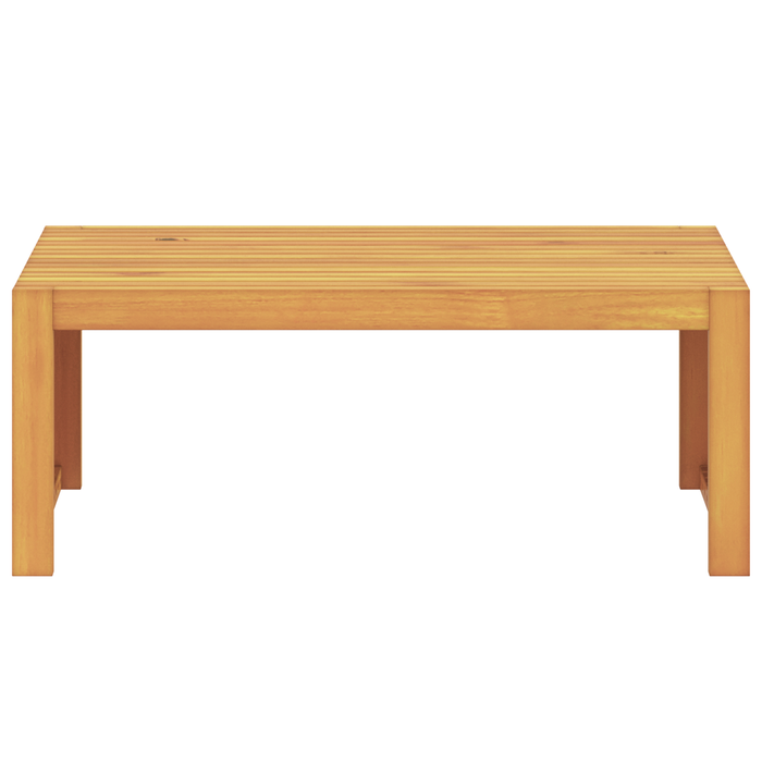 Tavolo da Caffè da Giardino 90x45x35 cm Legno Massello di Acacia
