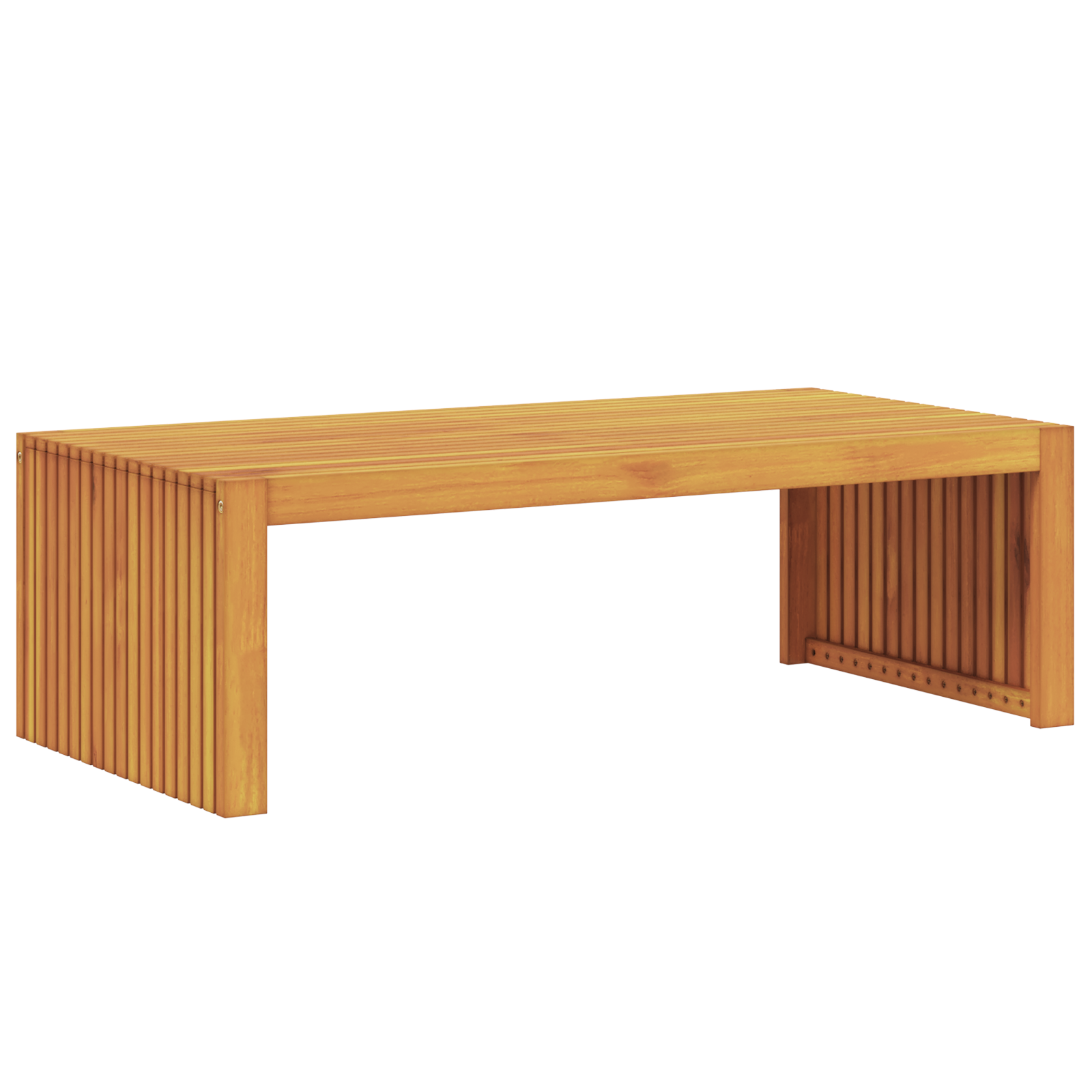 Tavolino da Giardino 110x55x35 cm Legno Massello Acacia
