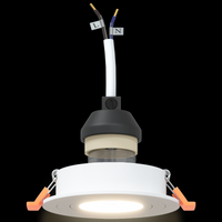 Fari incassati 12 pz Rotondo GU10 Bianco Ø91 mm