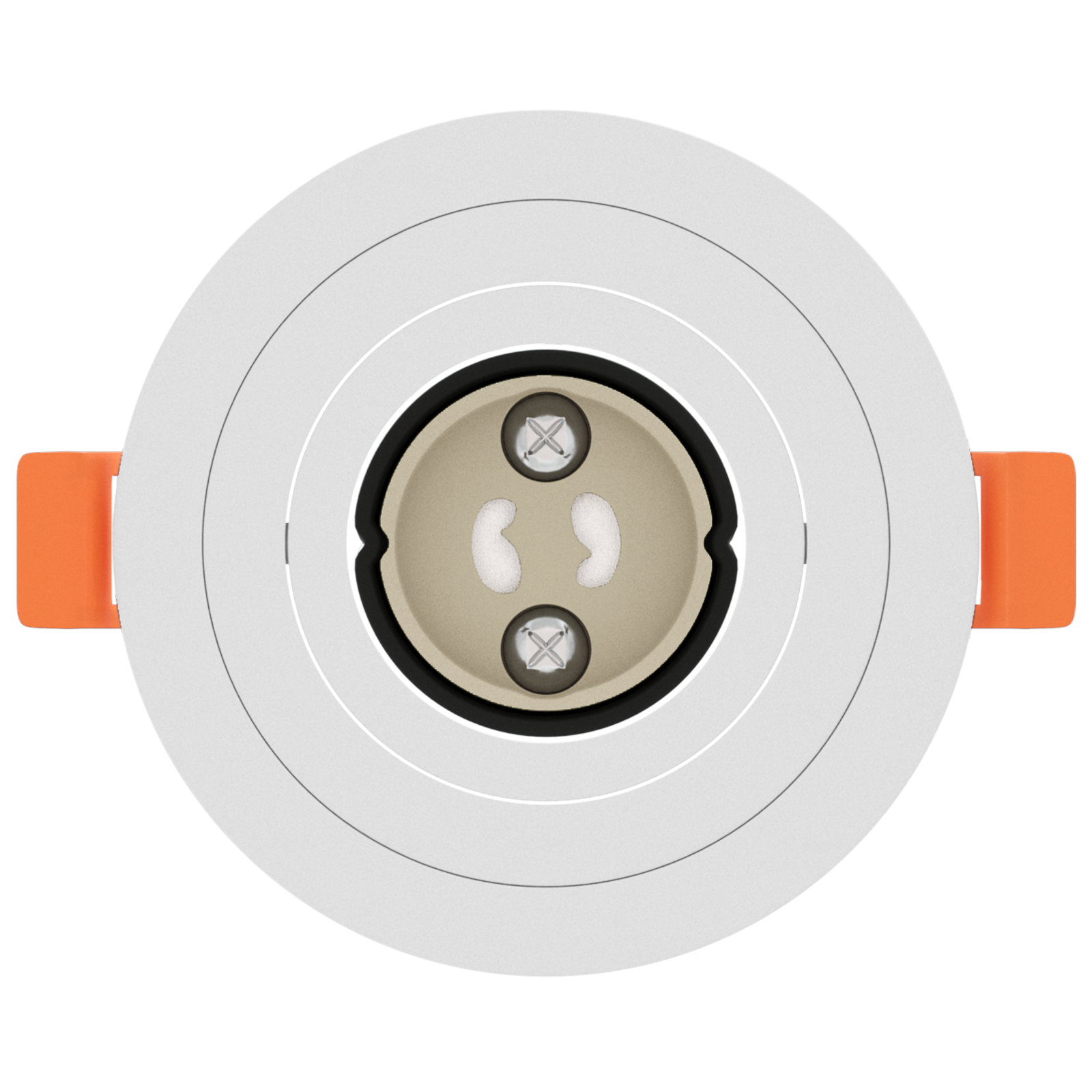 Fari incassati 12 pz Rotondo GU10 Bianco Ø91 mm