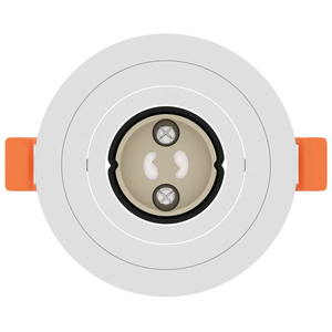 Fari incassati 12 pz Rotondo GU10 Bianco Ø91 mm