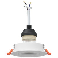 Fari incassati 12 pz Rotondo GU10 Bianco Ø91 mm