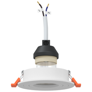 Fari incassati 12 pz Rotondo GU10 Bianco Ø91 mm