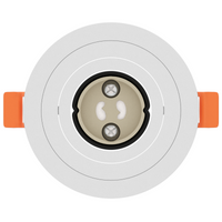 Faretti Incassati 24 pz Rotondi GU10 Bianchi Ø91 mm