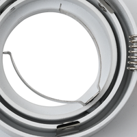 Fari incassati 24 pz Quadrati GU10 Bianchi 91x91 mm