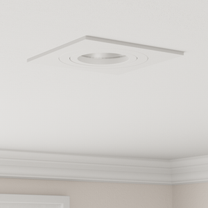 Fari incassati 24 pz Quadrati GU10 Bianchi 91x91 mm