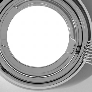 Faretti Incassati 6 pz Quadrati GU10 Argento 91x91 mm