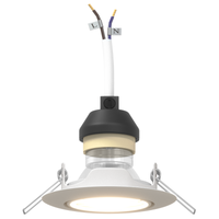 Fari Incassati 6 pcs Rotondi GU10 Bianchi Ø90 mm Acciaio