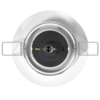 Fari Incassati 6 pcs Rotondi GU10 Bianchi Ø90 mm Acciaio