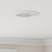 Fari Incassati 6 pcs Rotondi GU10 Bianchi Ø90 mm Acciaio