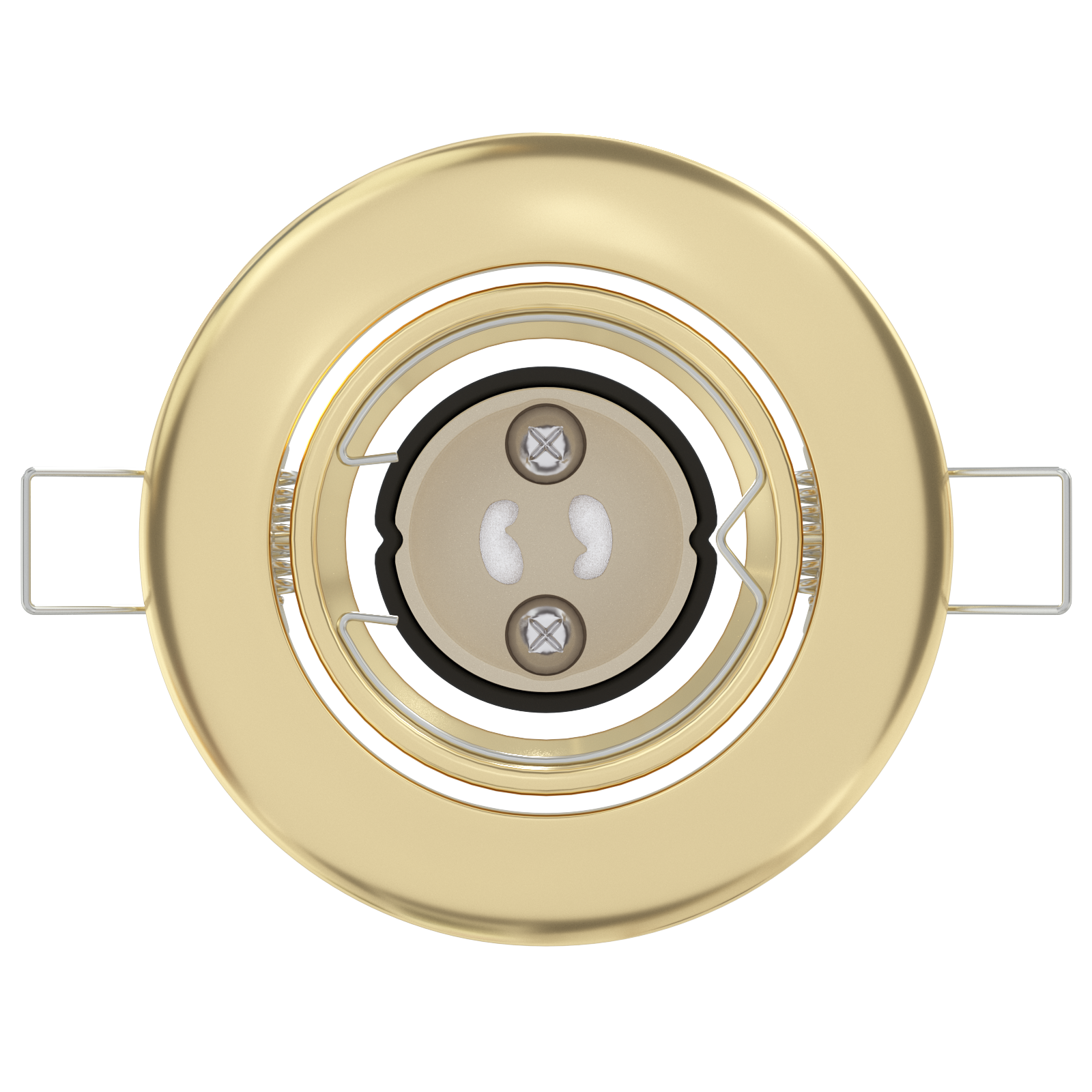 Faretto incassato 24 pcs rotondo GU10 oro Ø90 mm acciaio