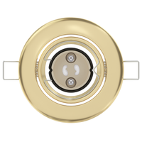 Faretto incassato 24 pcs rotondo GU10 oro Ø90 mm acciaio