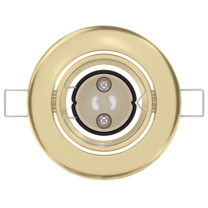 Faretto incassato 24 pcs rotondo GU10 oro Ø90 mm acciaio