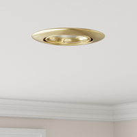 Faretto incassato 24 pcs rotondo GU10 oro Ø90 mm acciaio