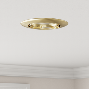 Faretto incassato 24 pcs rotondo GU10 oro Ø90 mm acciaio