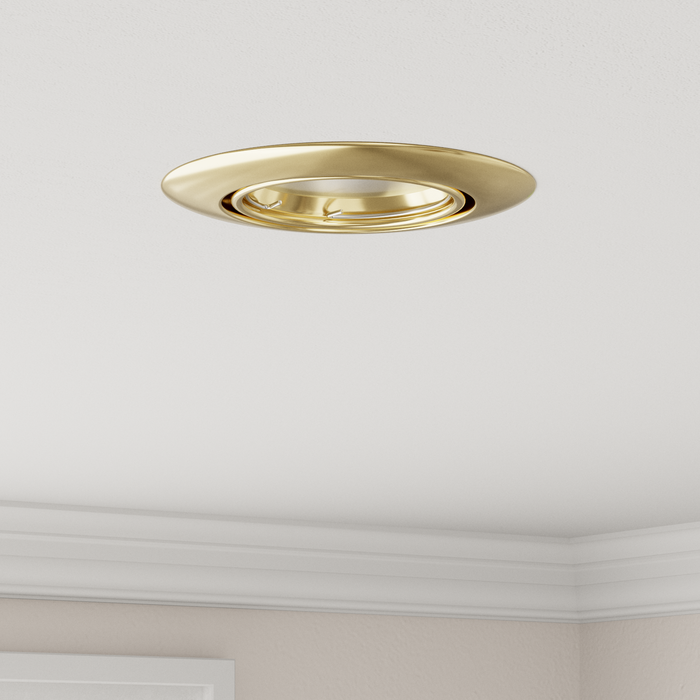 Faretto incassato 24 pcs rotondo GU10 oro Ø90 mm acciaio