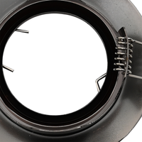 Faretti Incassati 6 pz Rotondi GU10 Rame Ø90 mm Acciaio