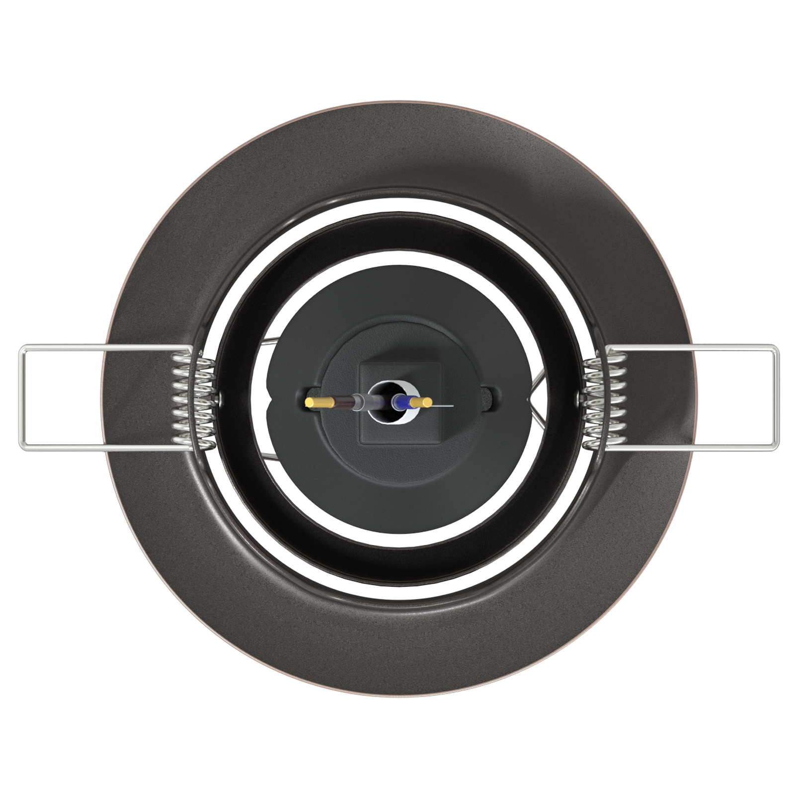 Plafoniere Incassate 12 pezzi Rotondo GU10 Rame Ø90 mm Acciaio