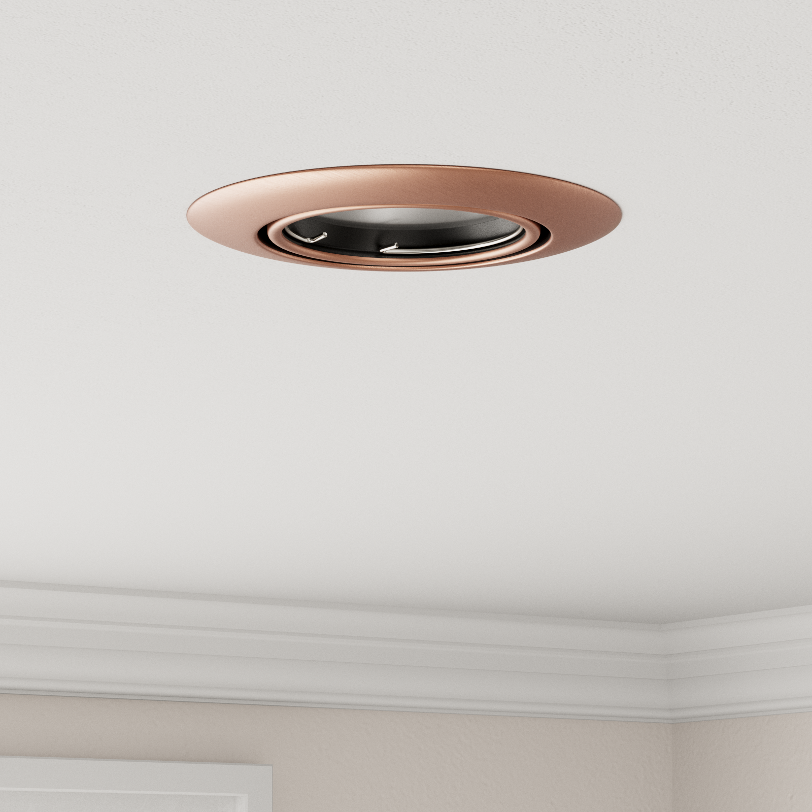 Plafoniere Incassate 12 pezzi Rotondo GU10 Rame Ø90 mm Acciaio