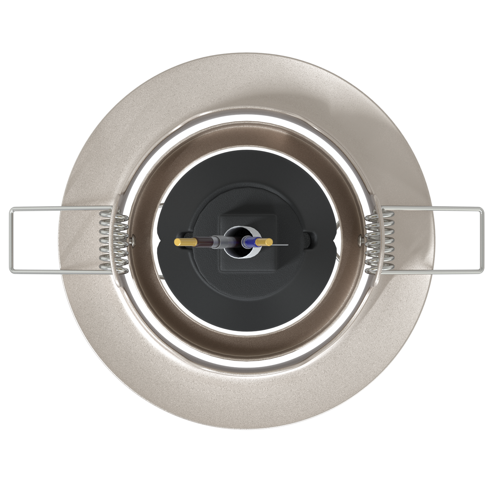 Faretti Incassati 6 pezzi Rotondo GU10 Argento Ø90 mm Acciaio