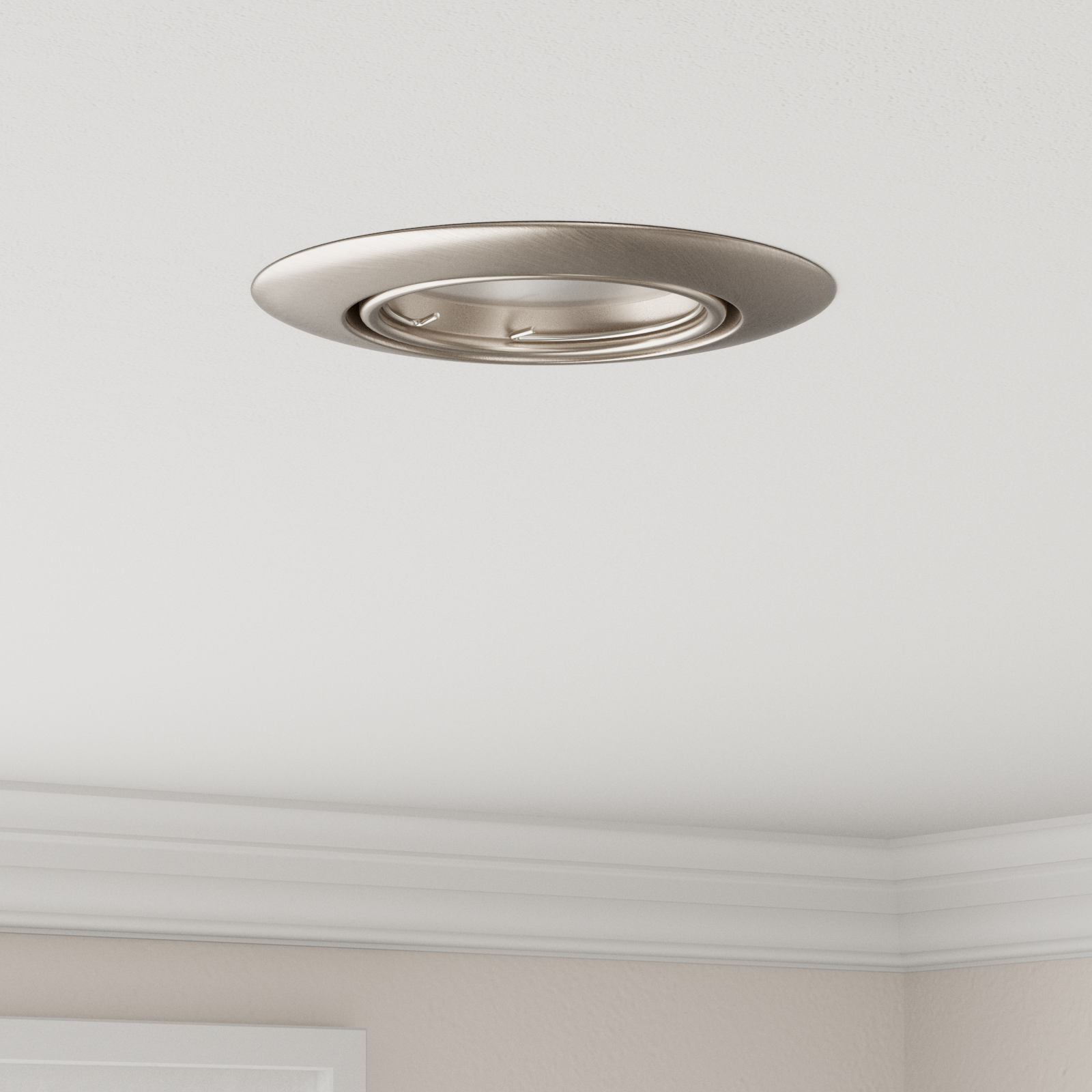 Faretti Incassati 6 pezzi Rotondo GU10 Argento Ø90 mm Acciaio