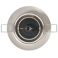 Faretti Incassati 24 pz Rotondo GU10 Argento Ø90 mm Acciaio