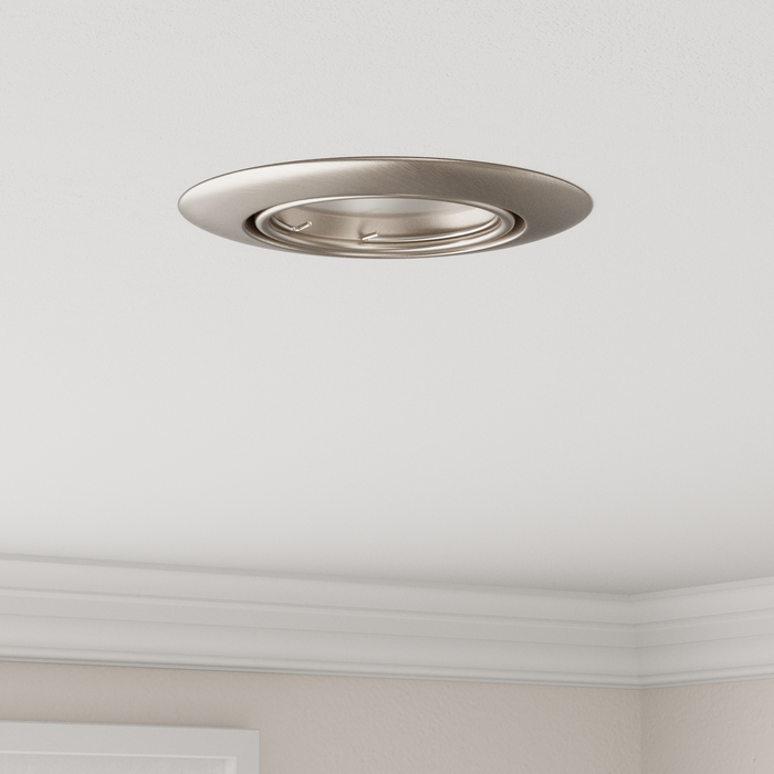 Faretti Incassati 24 pz Rotondo GU10 Argento Ø90 mm Acciaio