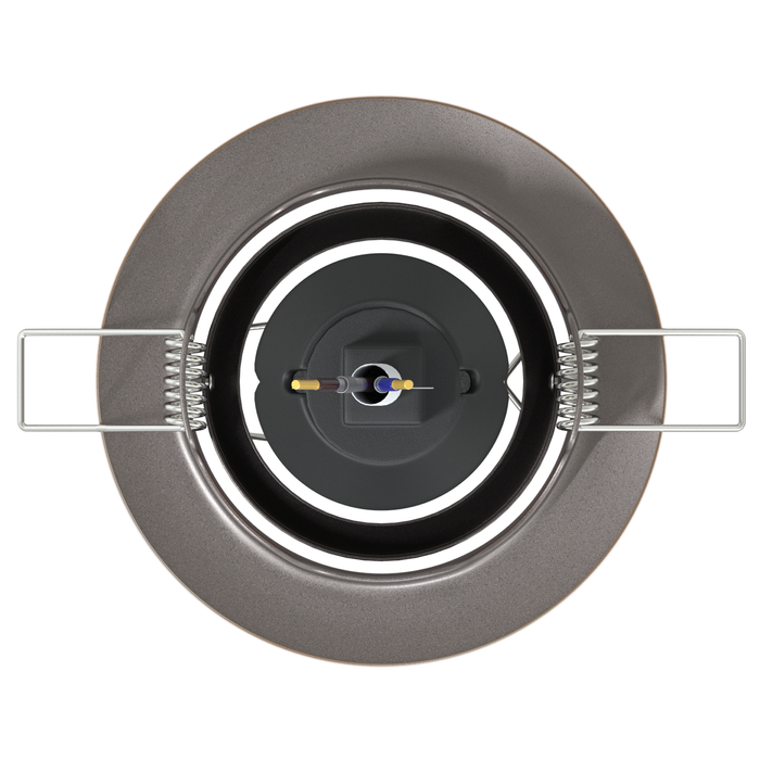 Illuminazione a Incasso 12 pz Rotonda GU10 Ottone Ø90 mm Acciaio